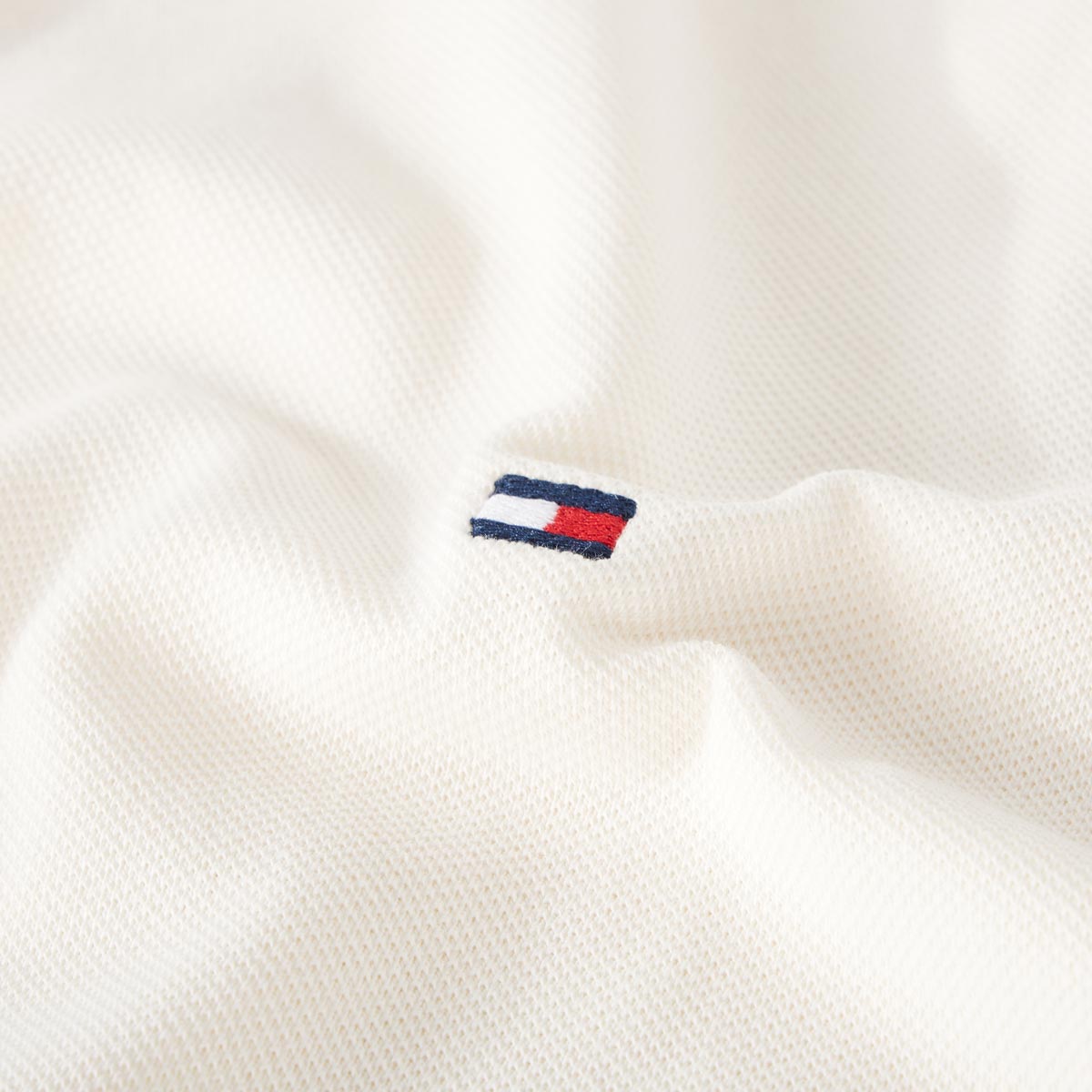 Tommy Hilfiger Poloshirt mit Stretch cremeweiß