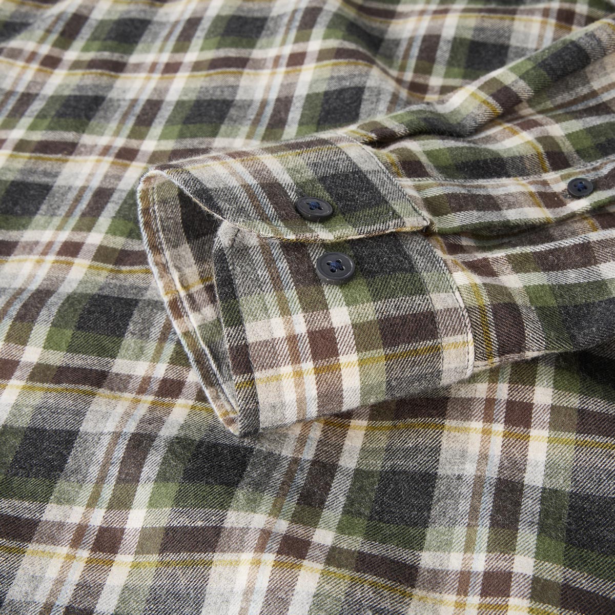 CASA MODA Flanellhemd grau