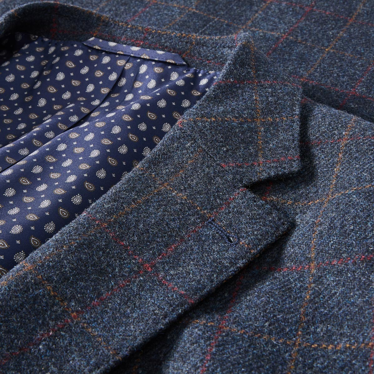 Weis Sakko aus Wolle blau