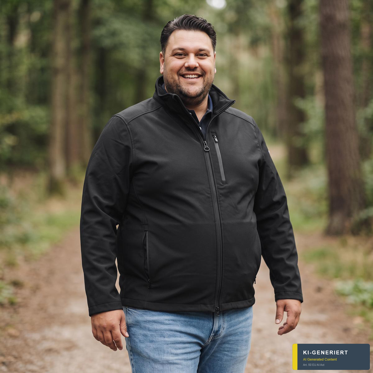 Wellensteyn Softshelljacke "Alpinus" mit Stretch, winddicht, wasserabweisend schwarz
