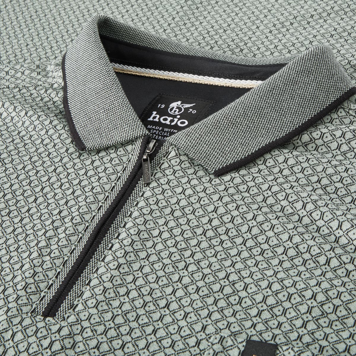 Hajo Poloshirt "Stay Fresh", bügelfrei hellgrün