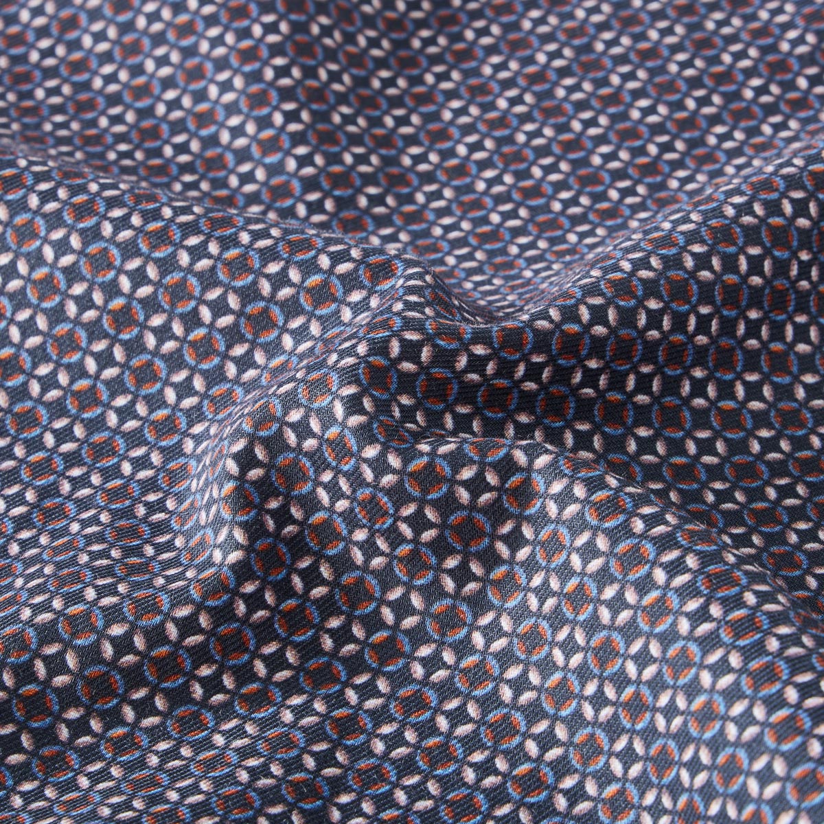 CASA MODA Freizeithemd mit Allover-Muster blau