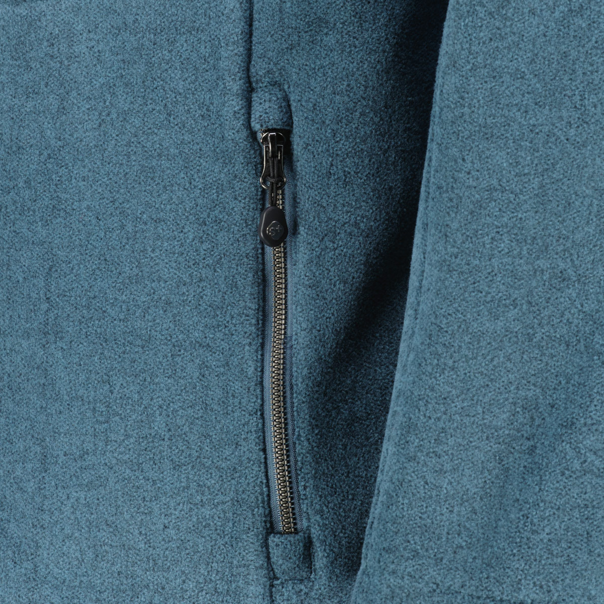 STOY Strickfleecejacke graublau