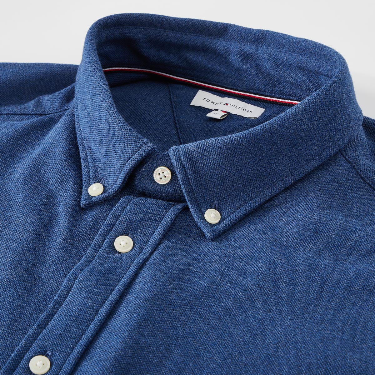 Tommy Hilfiger Freizeithemd aus Baumwolle dunkelblau
