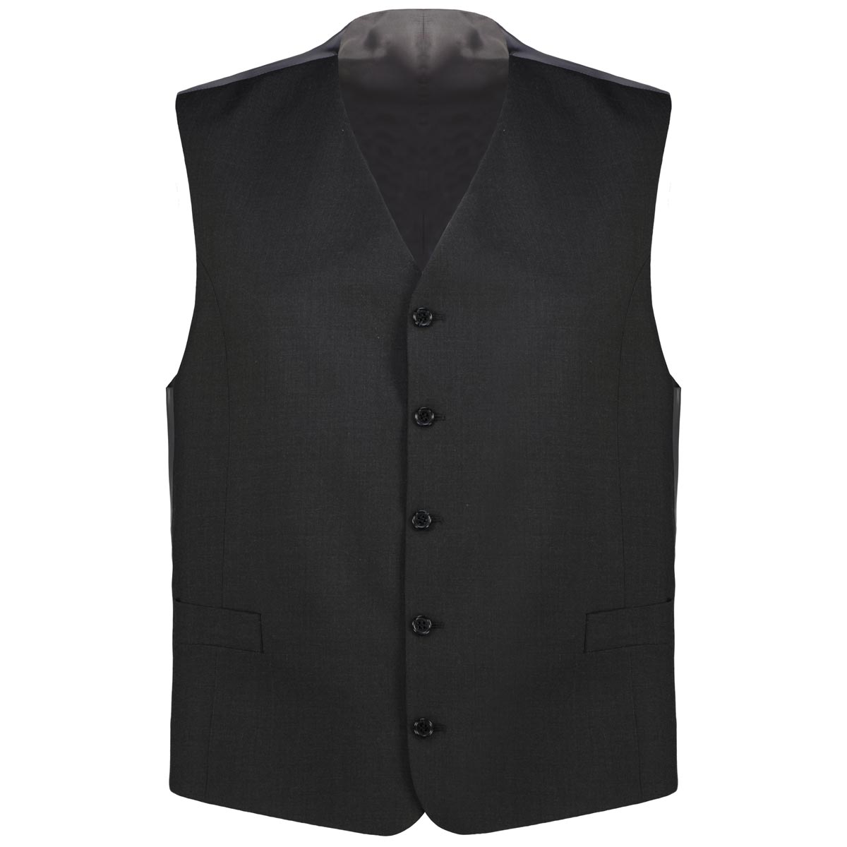 Digel Anzugweste mit Stretch, knitterresistent, fleckabweisend grau