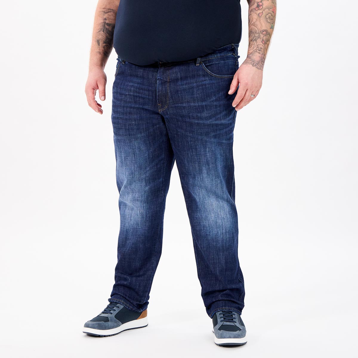 PME LEGEND Stretch-Jeans "Nightflight", Regular Fit mittelblau
