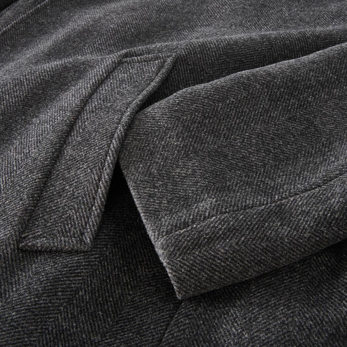 bugatti Wollmantel mit heraustrennbarem Westeneinsatz dunkelgrau