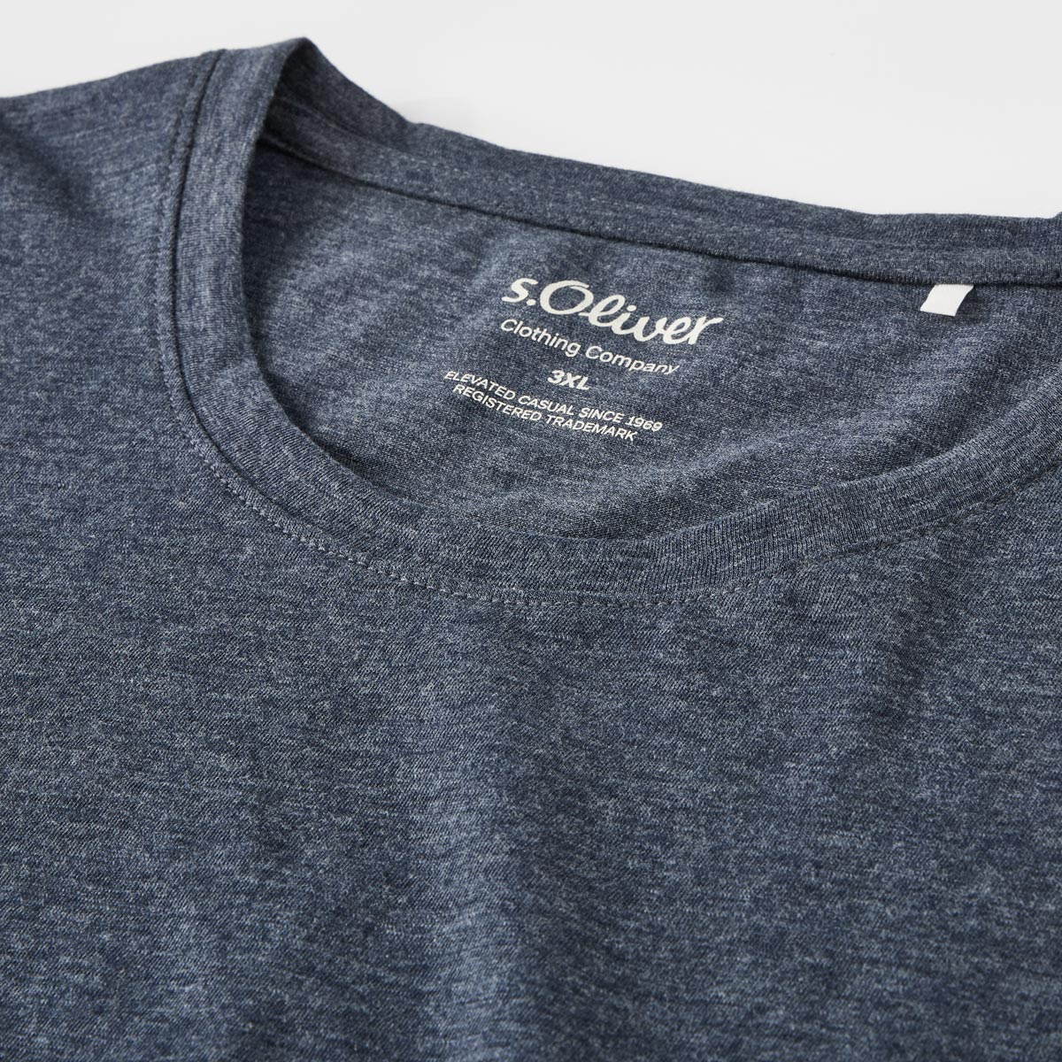 s.Oliver T-Shirt aus Baumwolle blau