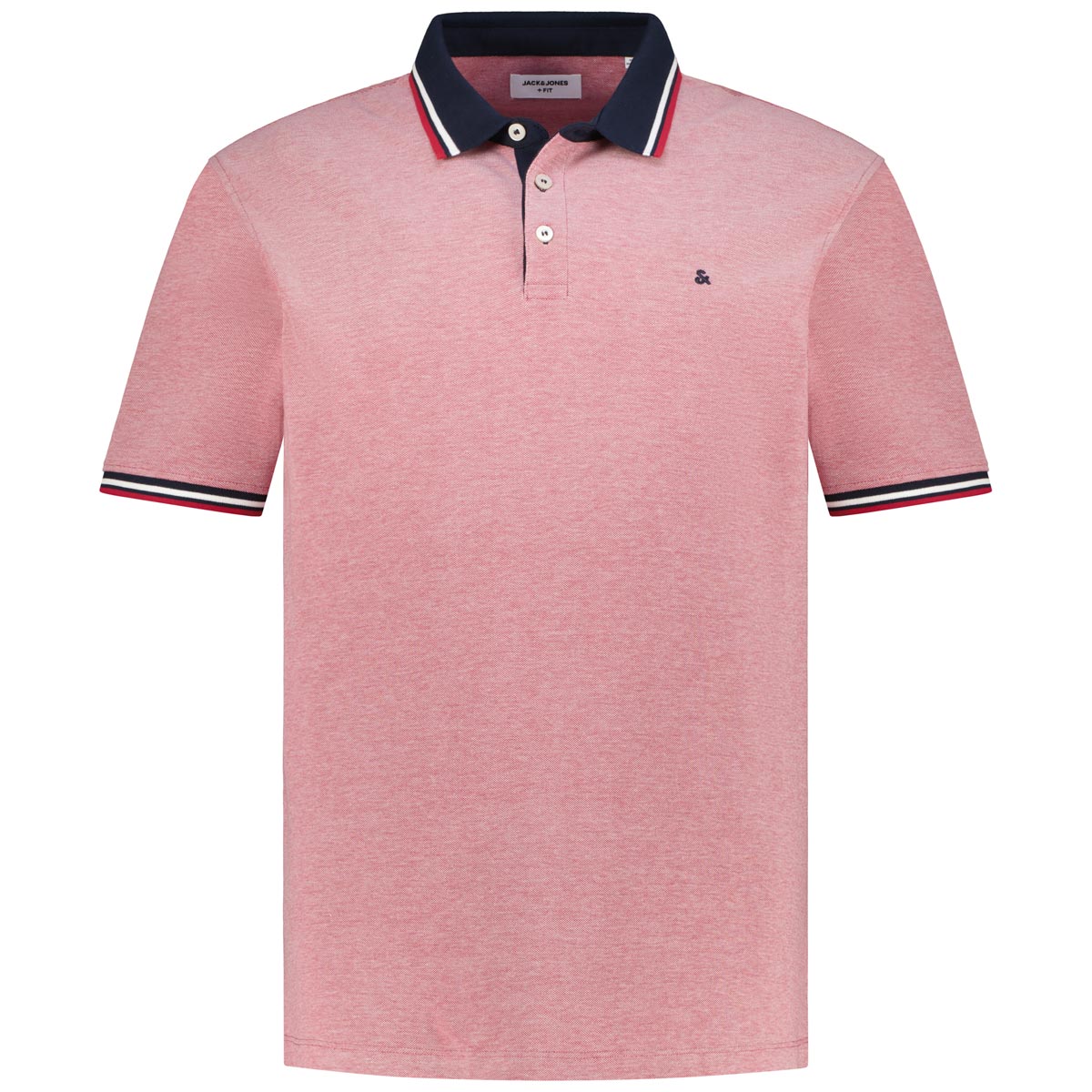 Jack&Jones Poloshirt mit Kontrastdetails rot Jack&Jones Poloshirt mit Kontrastdetails rot