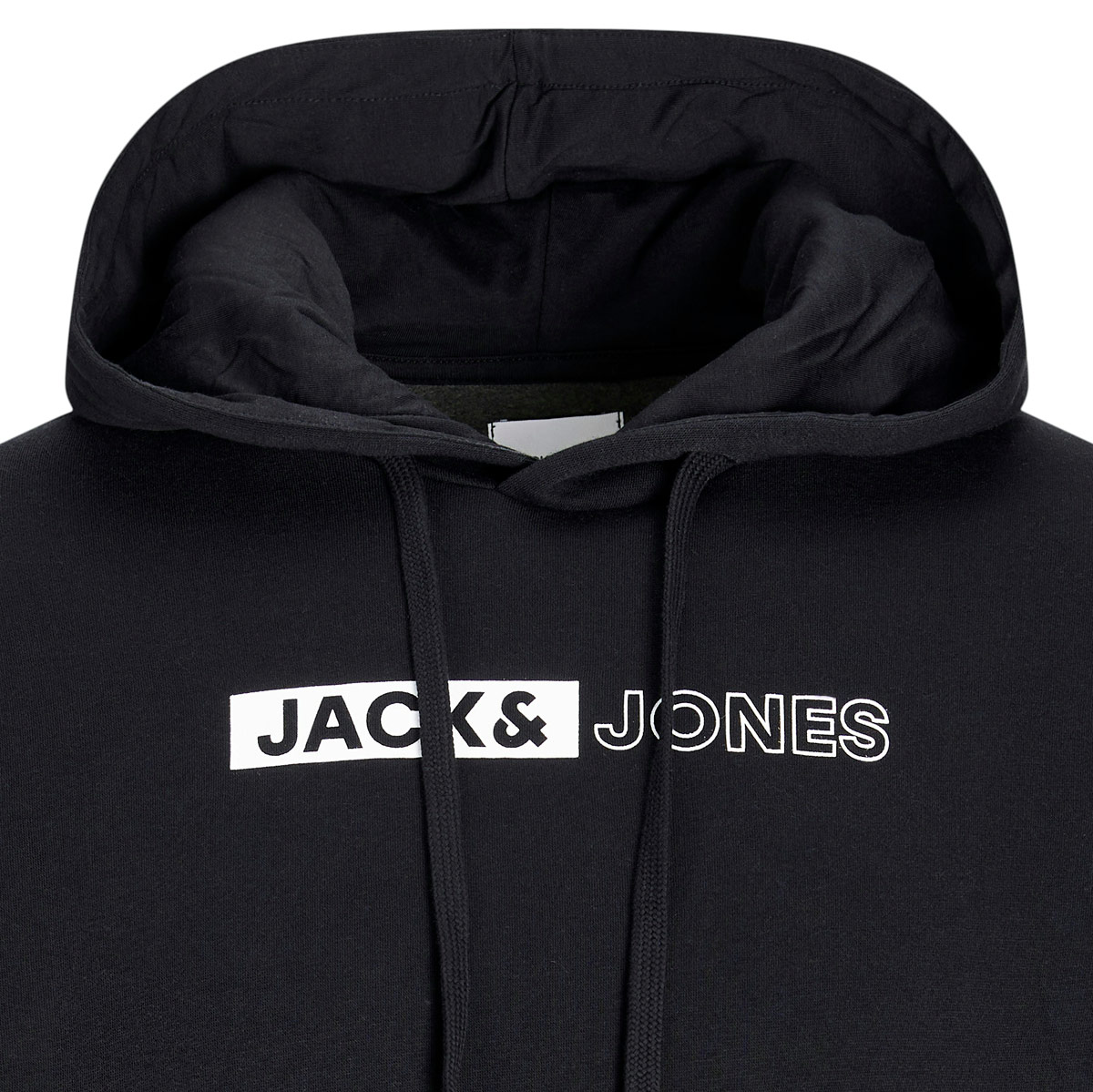 Jack&Jones Hoodie aus Baumwollmischung schwarz