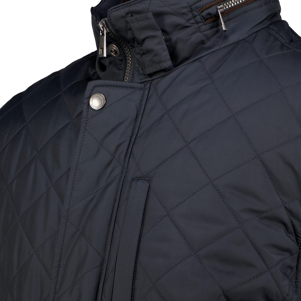 S4 Jackets Steppjacke mit Kontrastdetails, wasserabweisend marine