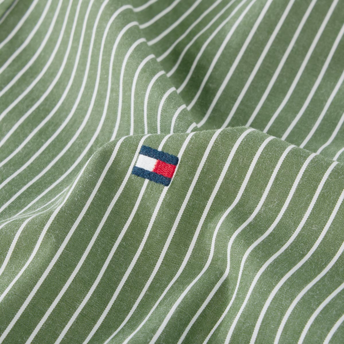 Tommy Hilfiger Freizeithemd mit Streifen grün