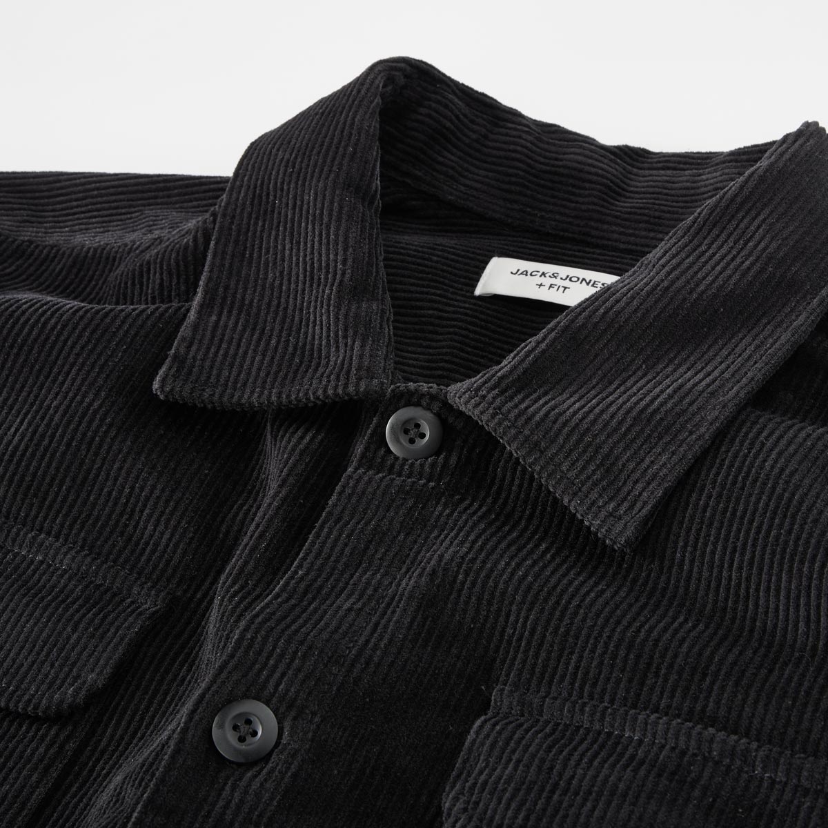 Jack&Jones Overshirt aus Cord schwarz