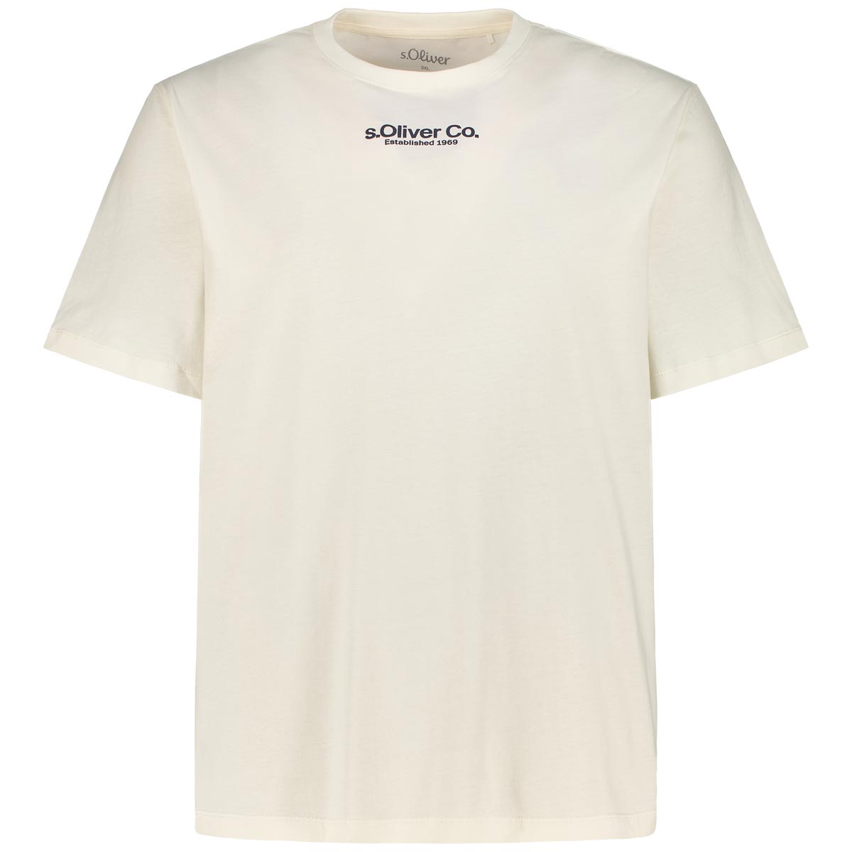 T-Shirt mit Label-Print