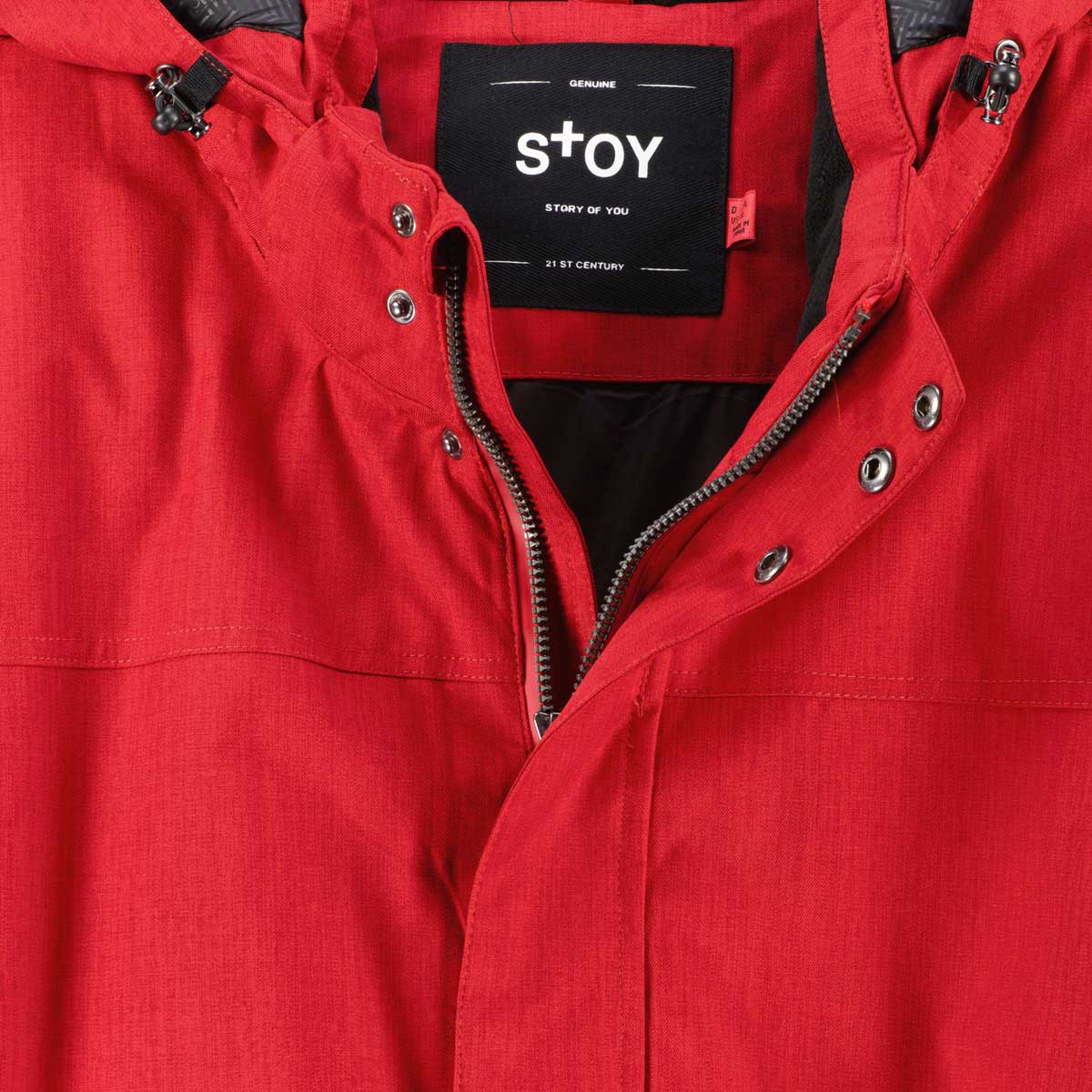 STOY Wattierte Jacke, wasser- und winddicht rot
