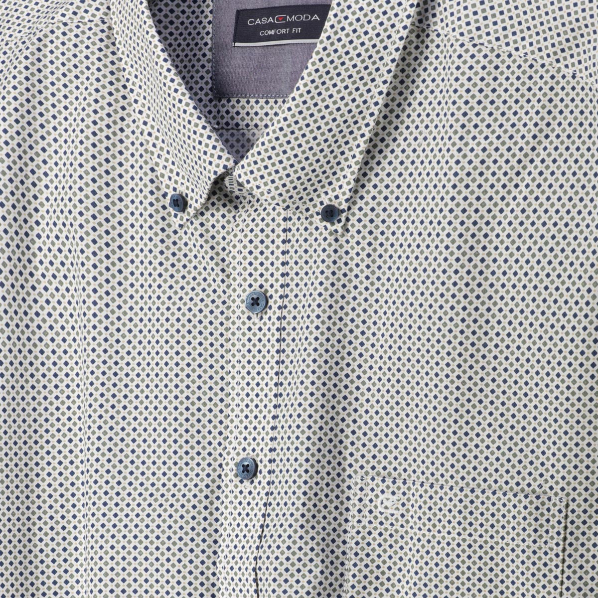 CASA MODA Freizeithemd aus Baumwolle grün CASA MODA Freizeithemd aus Baumwolle grün