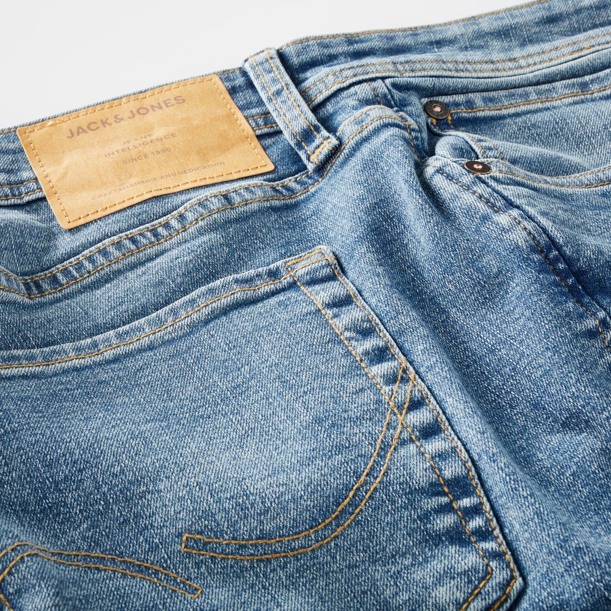 Jack&Jones Stretch-Jeans "Tim", Slim Fit jeansblau