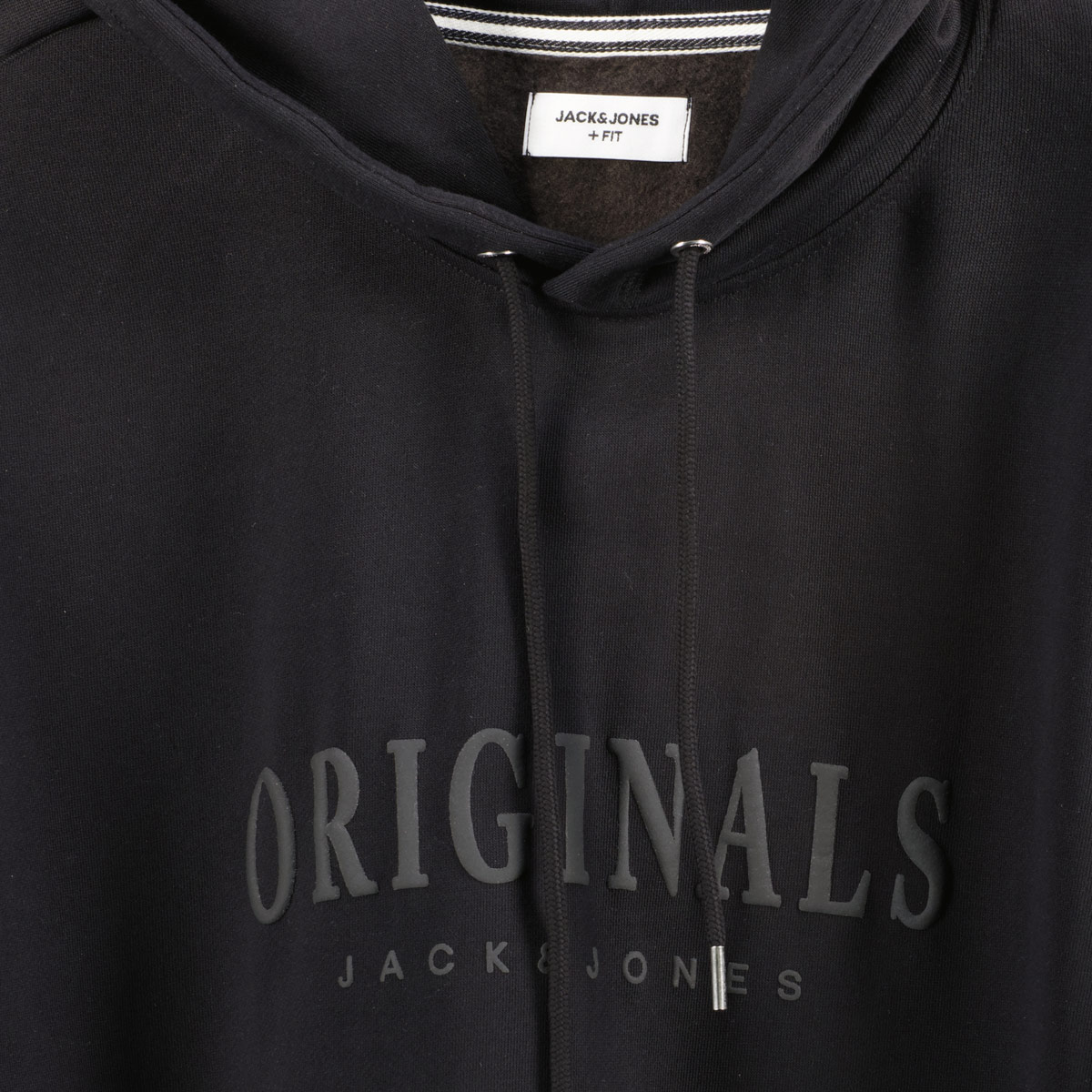 Jack&Jones Hoodie aus Baumwollmischung schwarz