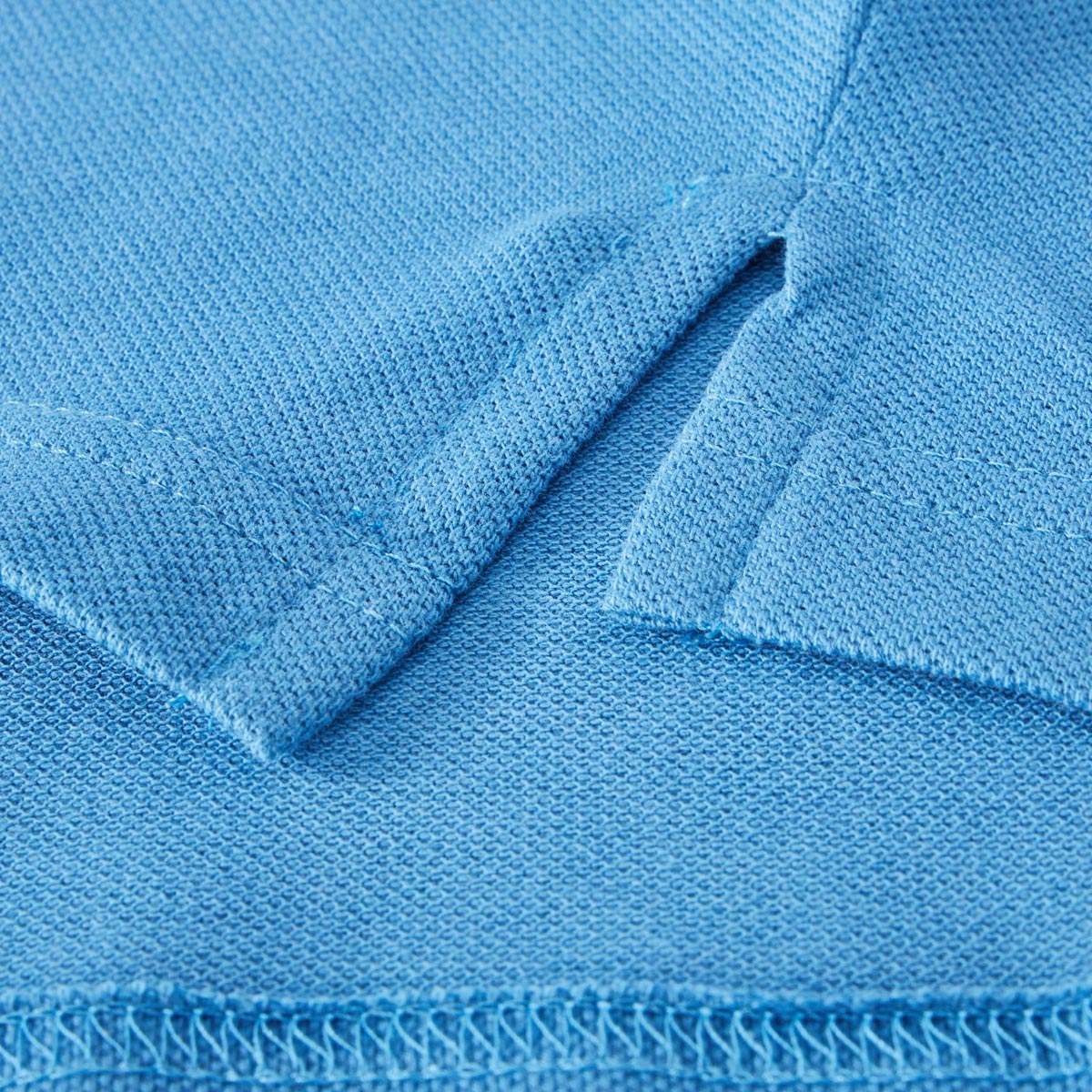 North Poloshirt aus Baumwolle mittelblau