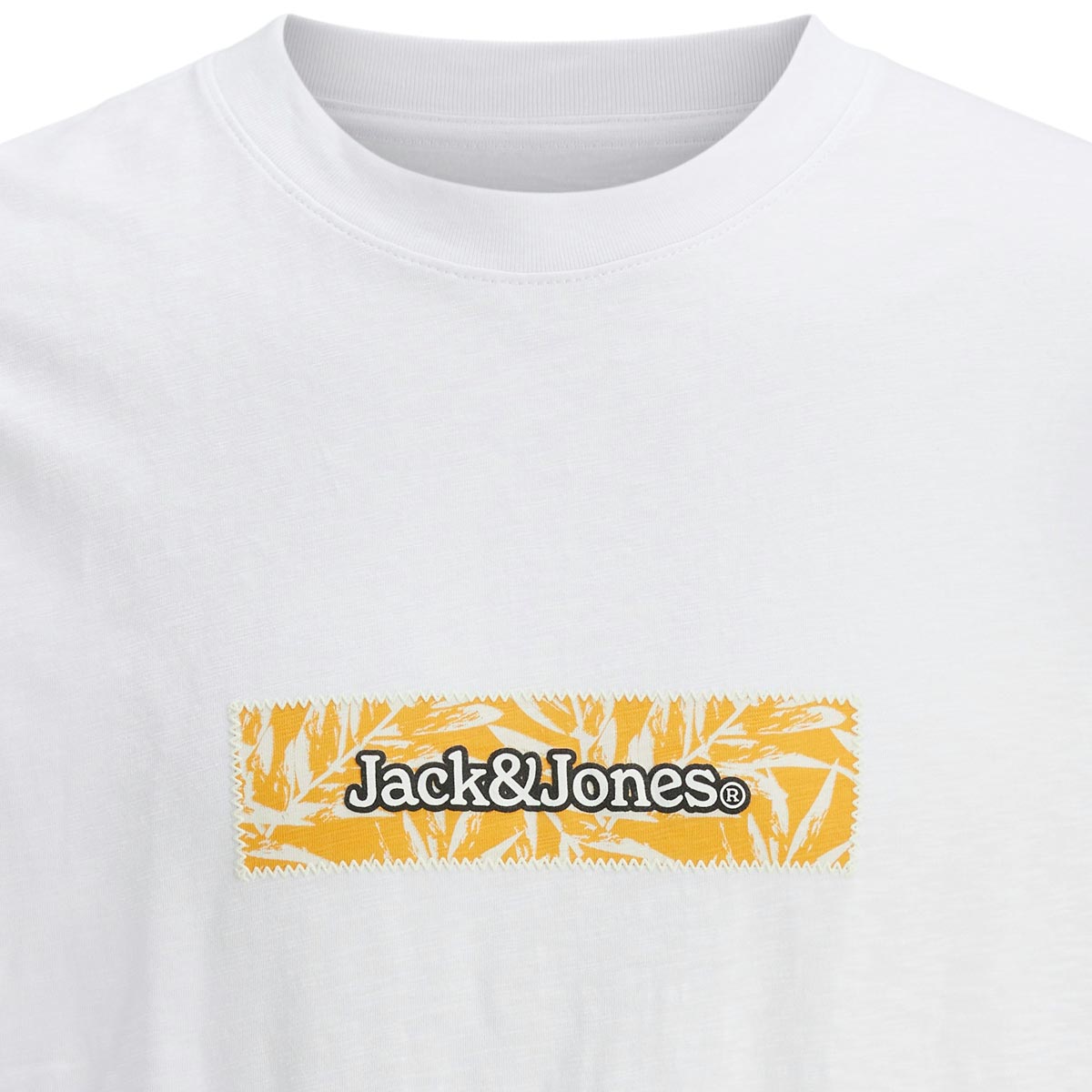 Jack&Jones T-Shirt mit Label-Print weiß