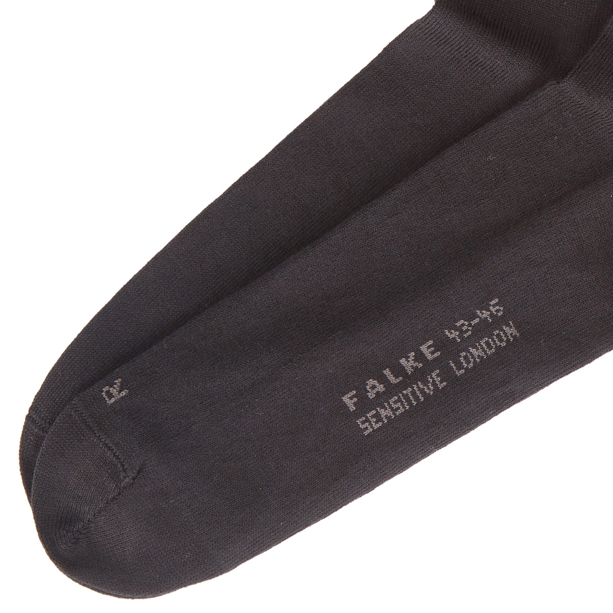 Falke Socke "Sensitive London" mit weichem Komfortbund schwarz