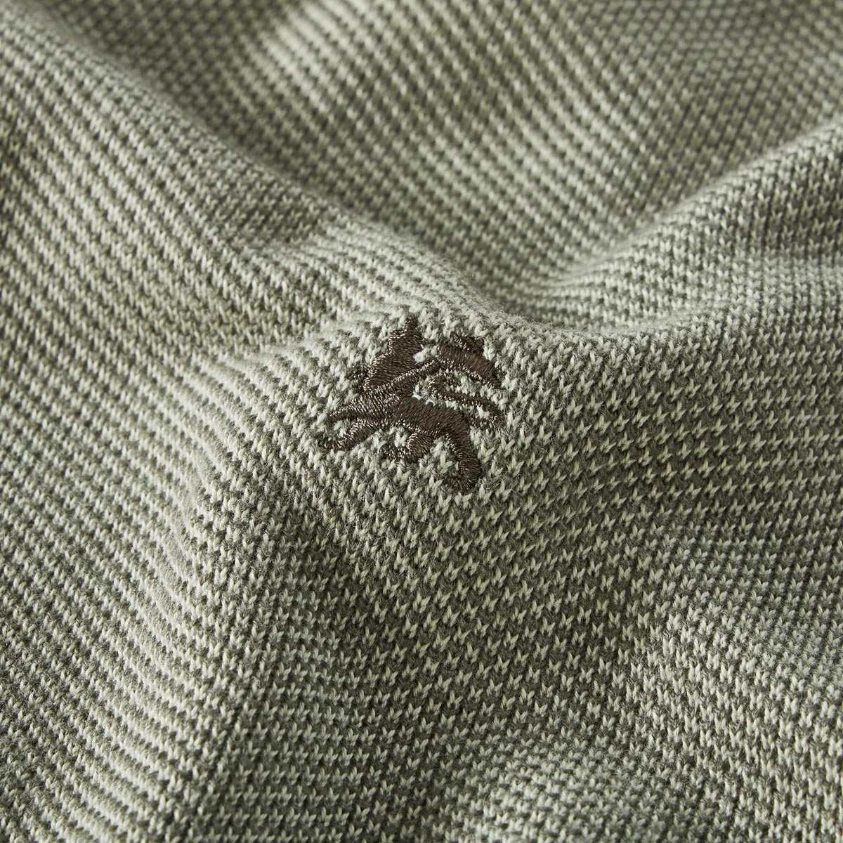 Lerros Strickpullover aus Baumwolle khaki