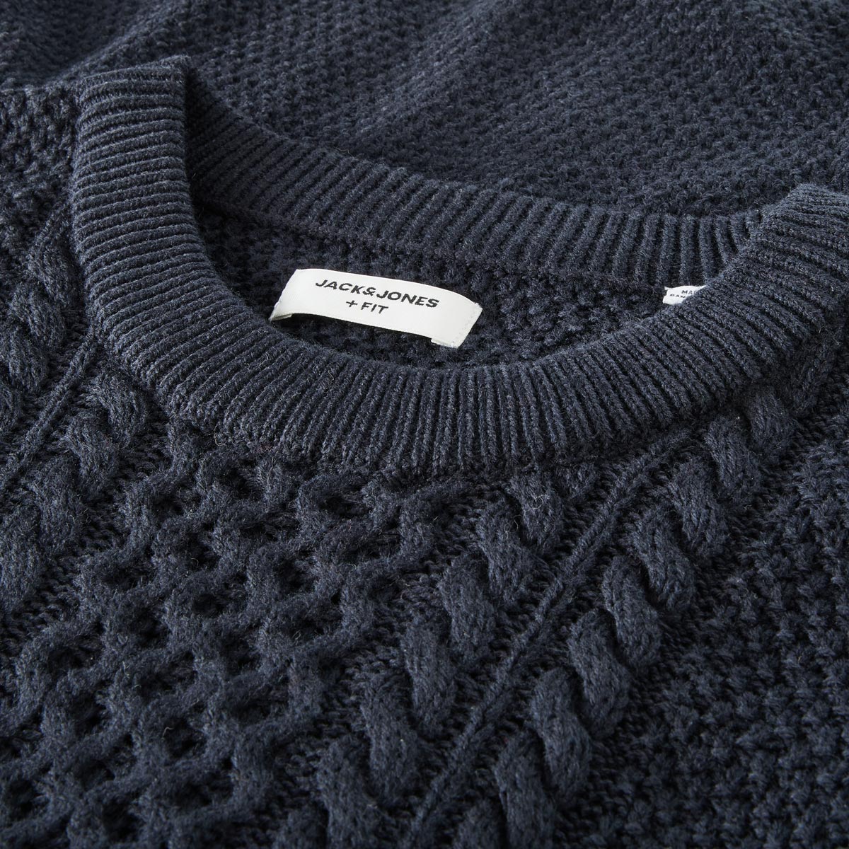 Jack&Jones Pullover mit Struktur marine