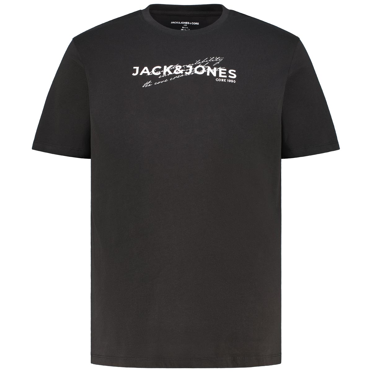T-Shirt mit Label-Print