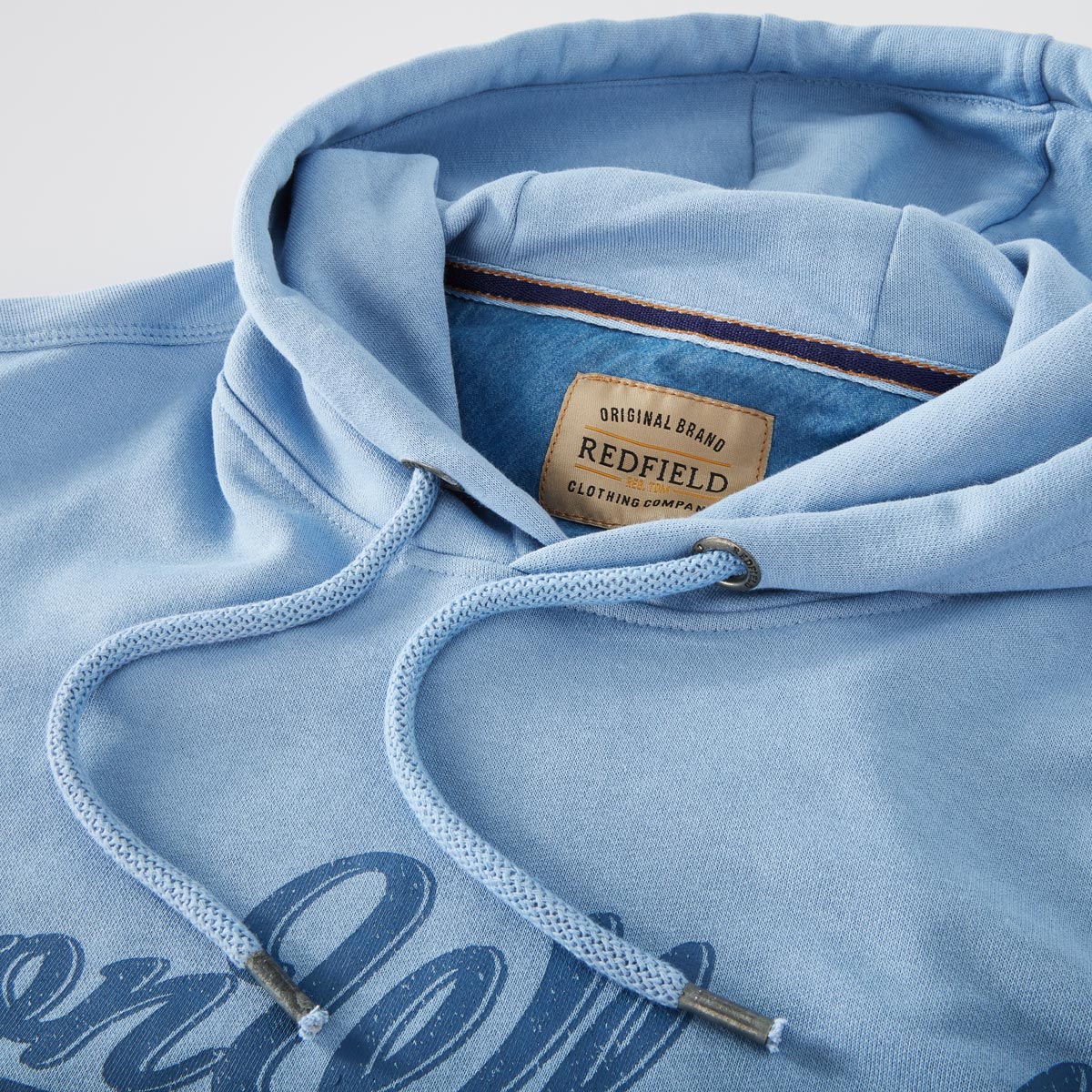 Redfield Hoodie mit Print hellblau