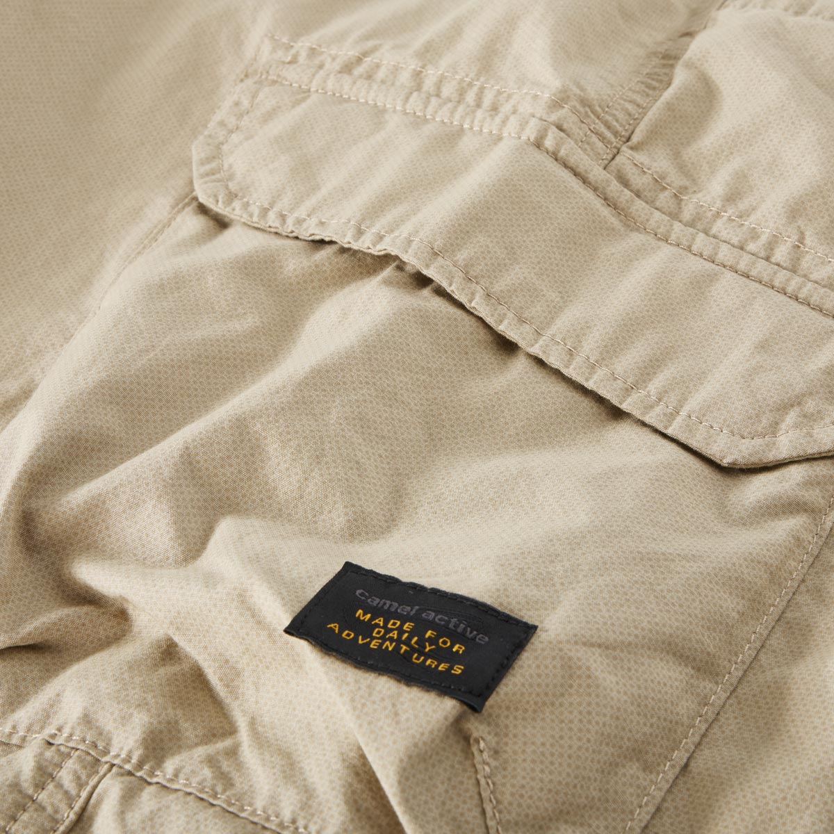 camel active Cargo-Shorts, leicht beige