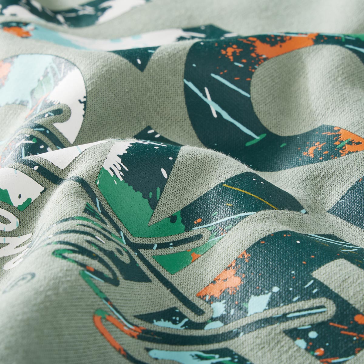 Jack&Jones Hoodie aus Baumwollmischung grün