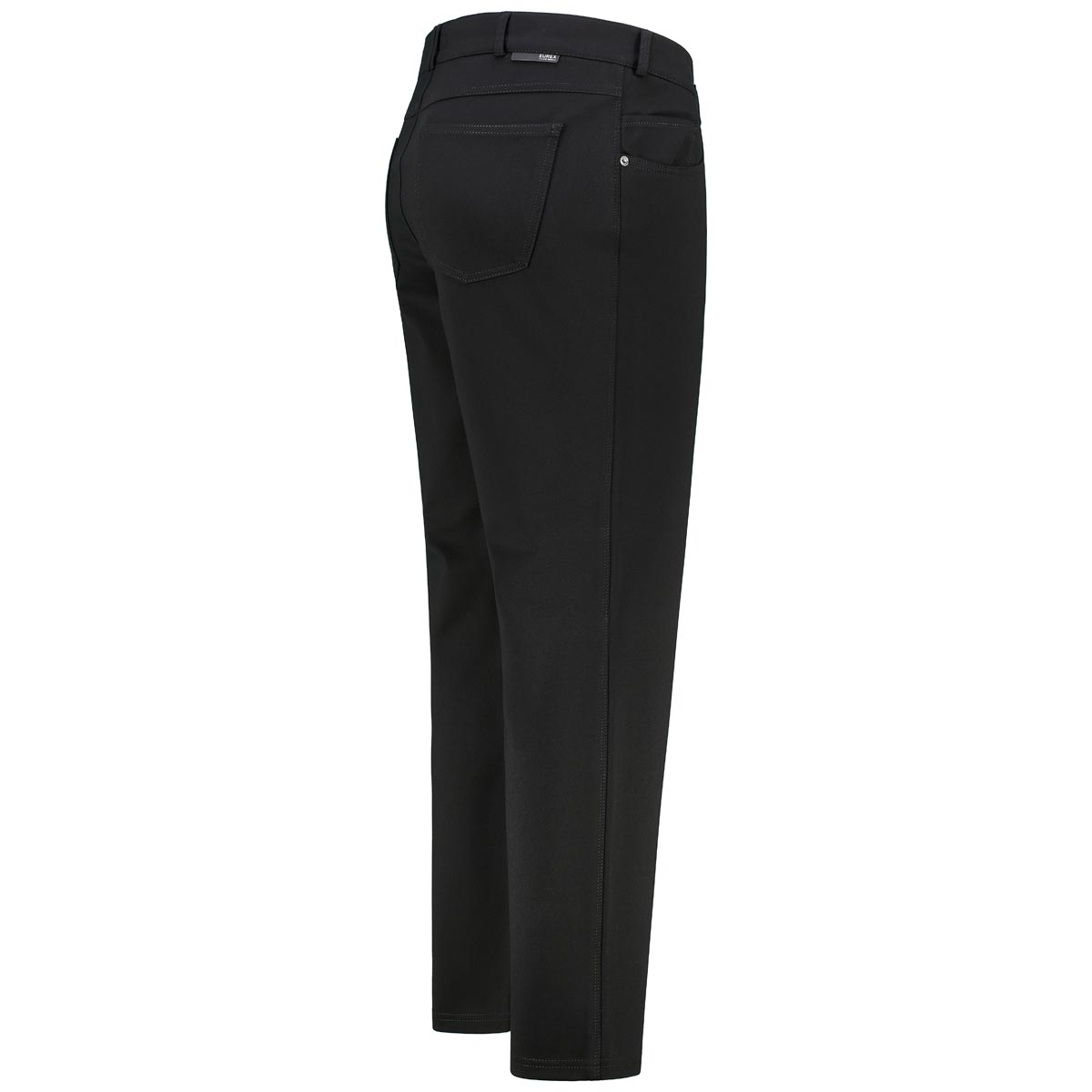 EUREX Five-Pocket-Hose „Luke“ mit Stretch, Regular Fit schwarz/schwarz