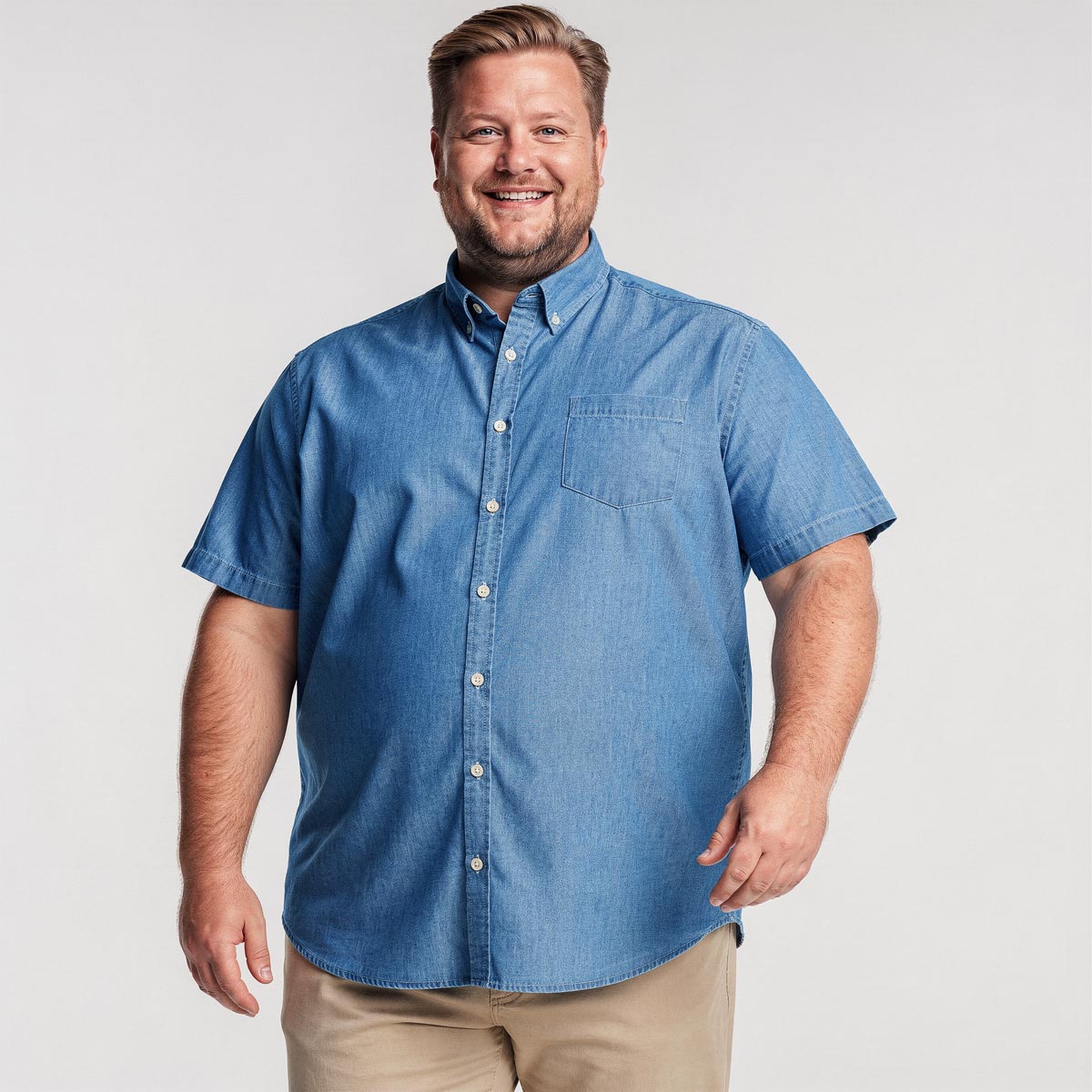 Pfundskerl Jeanshemd, leicht jeansblau