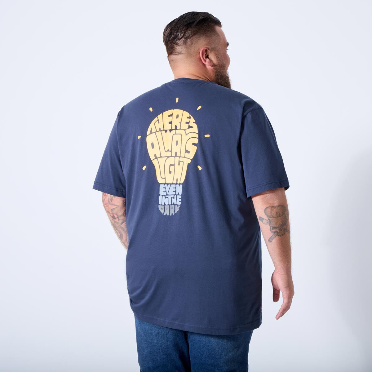 Pfundskerl T-Shirt mit Motiv-Print dunkelblau