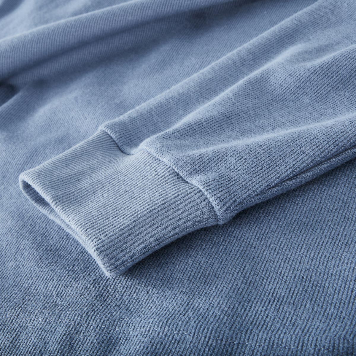 BOSS Pullover aus Baumwolle blau