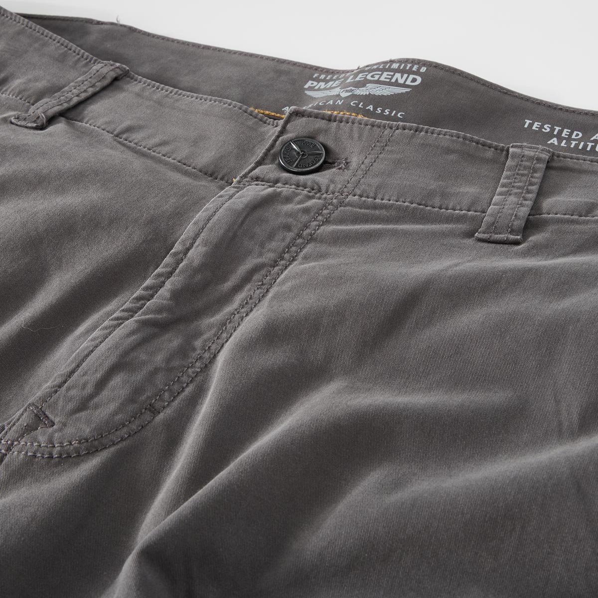 PME LEGEND Stretch-Cargo-Hose "Nordtrop", Regular Fit dunkelgrau