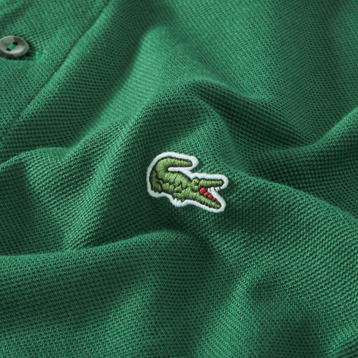 LACOSTE Poloshirt aus Baumwoll-Piqué dunkelgrün