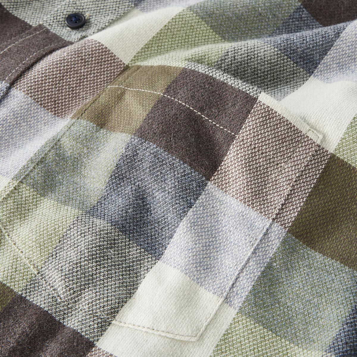 CASA MODA Flanellhemd grün