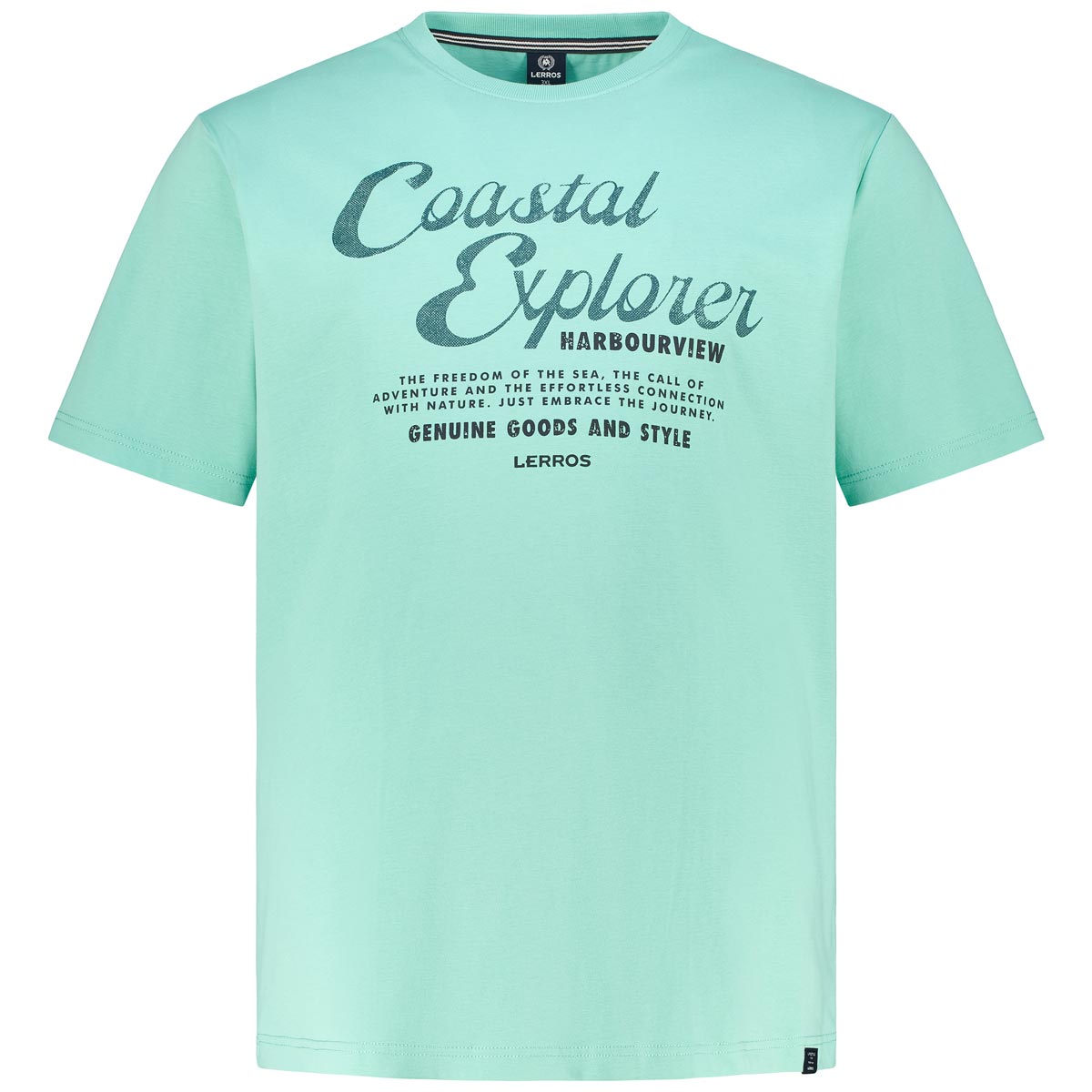 T-Shirt mit Label-Print