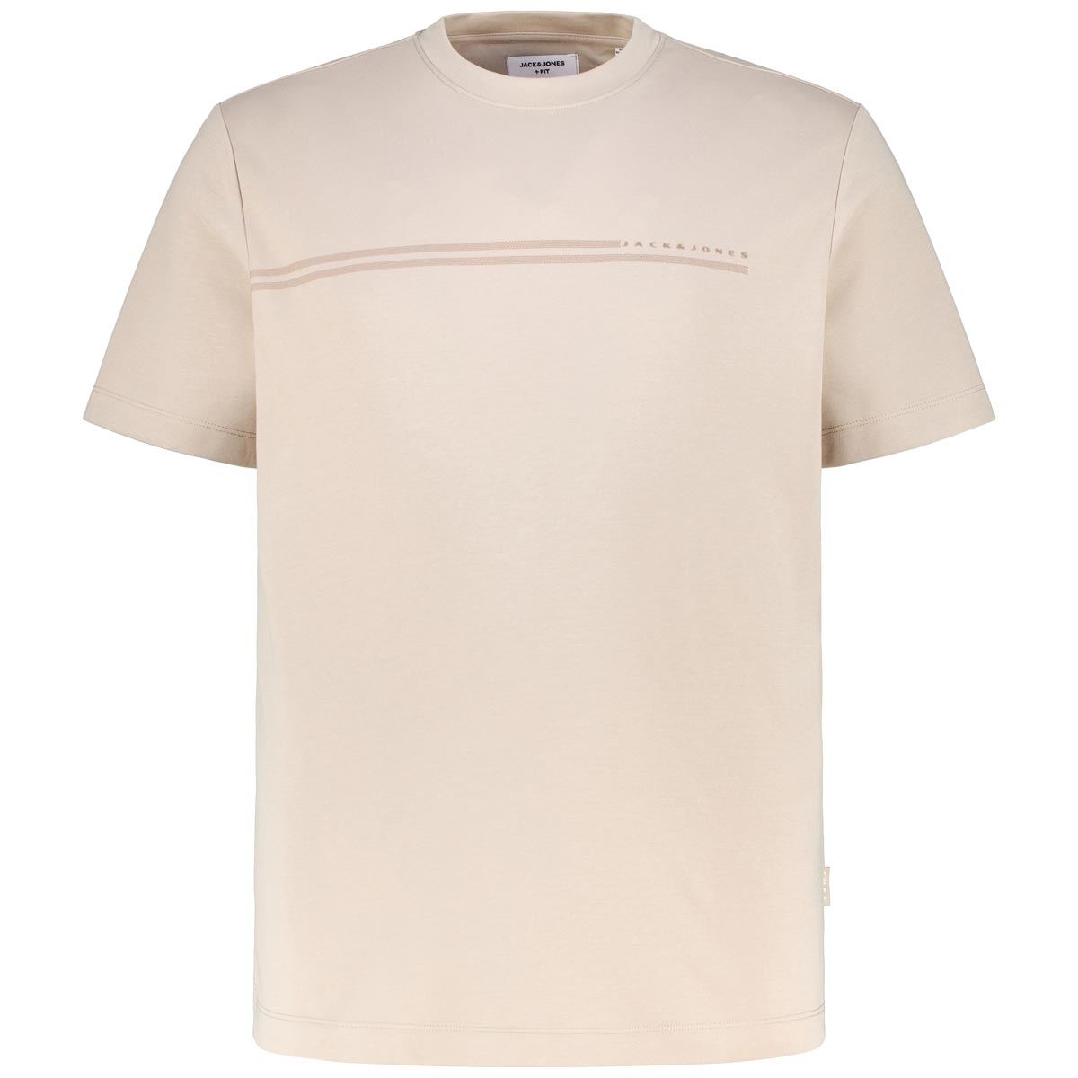 T-Shirt aus Materialmix