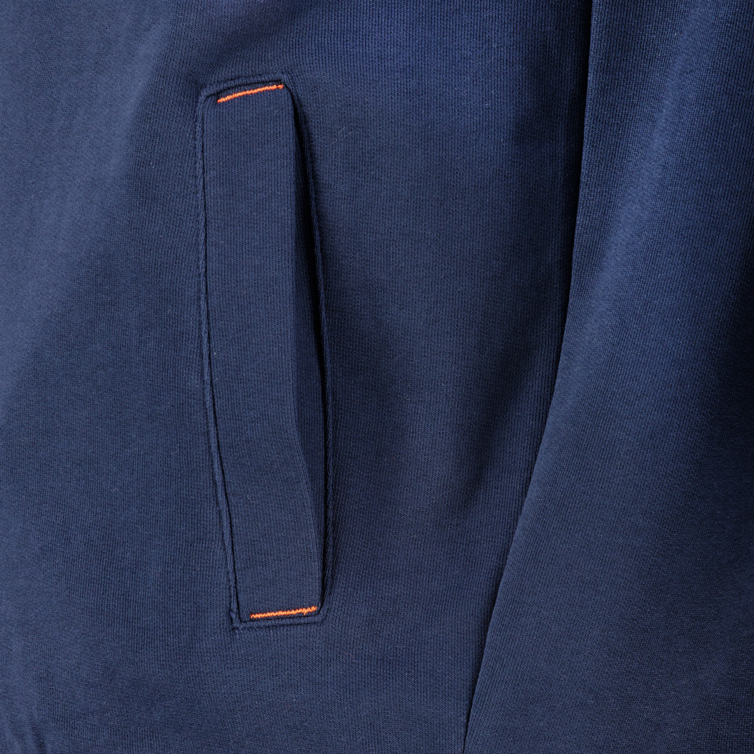 Redfield Sweatjacke aus Baumwollmischung dunkelblau