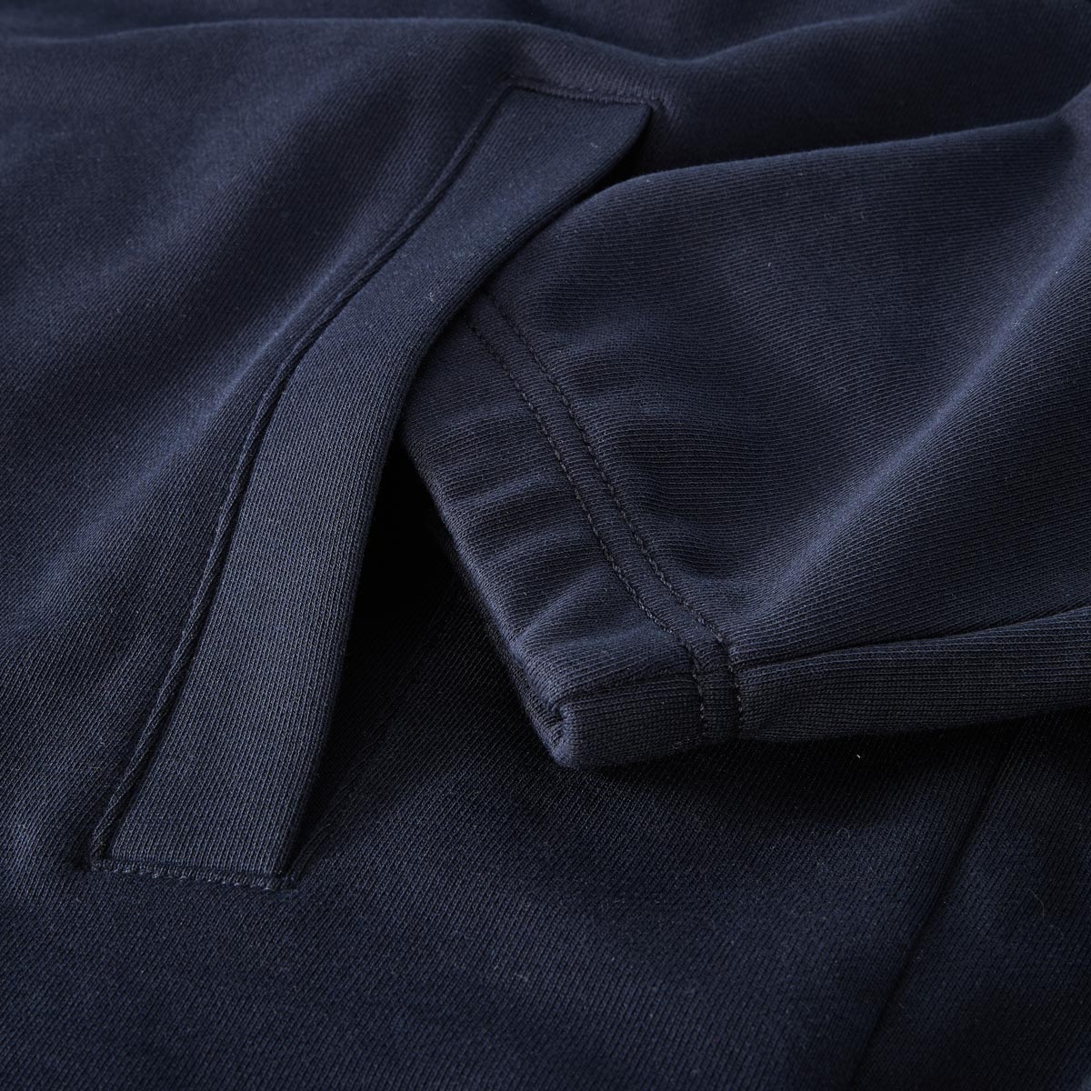 Tommy Hilfiger Sweatjacke mit Biobaumwolle marine