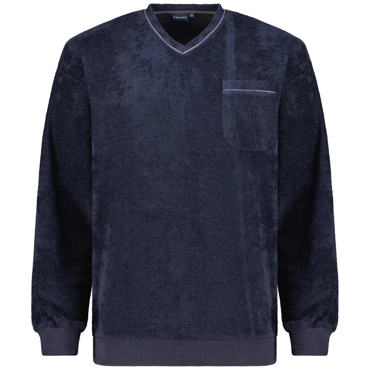 ADAMO Schlafanzug aus Frottee dunkelblau ADAMO Schlafanzug aus Frottee dunkelblau