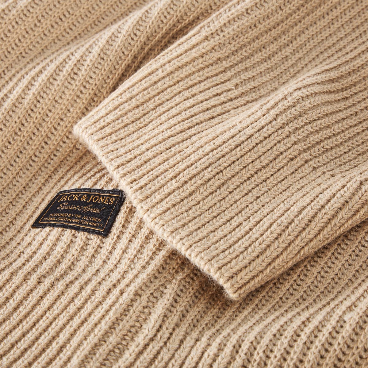 Jack&Jones Pullover mit Struktur beige