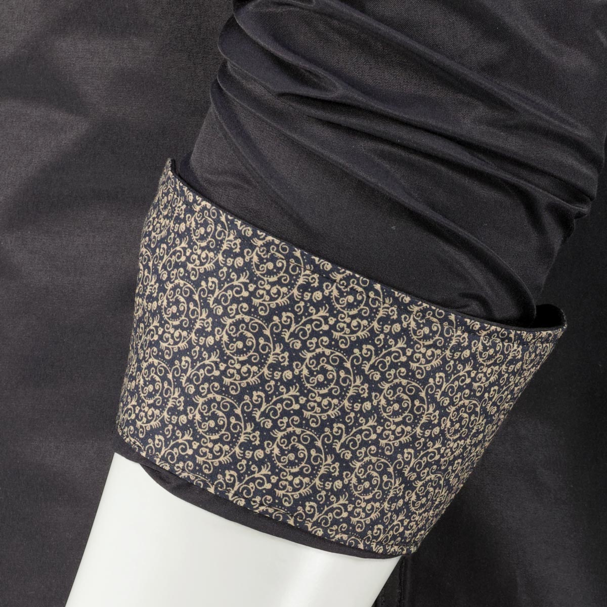 Orbis Trachtenhemd aus Baumwollmix schwarz