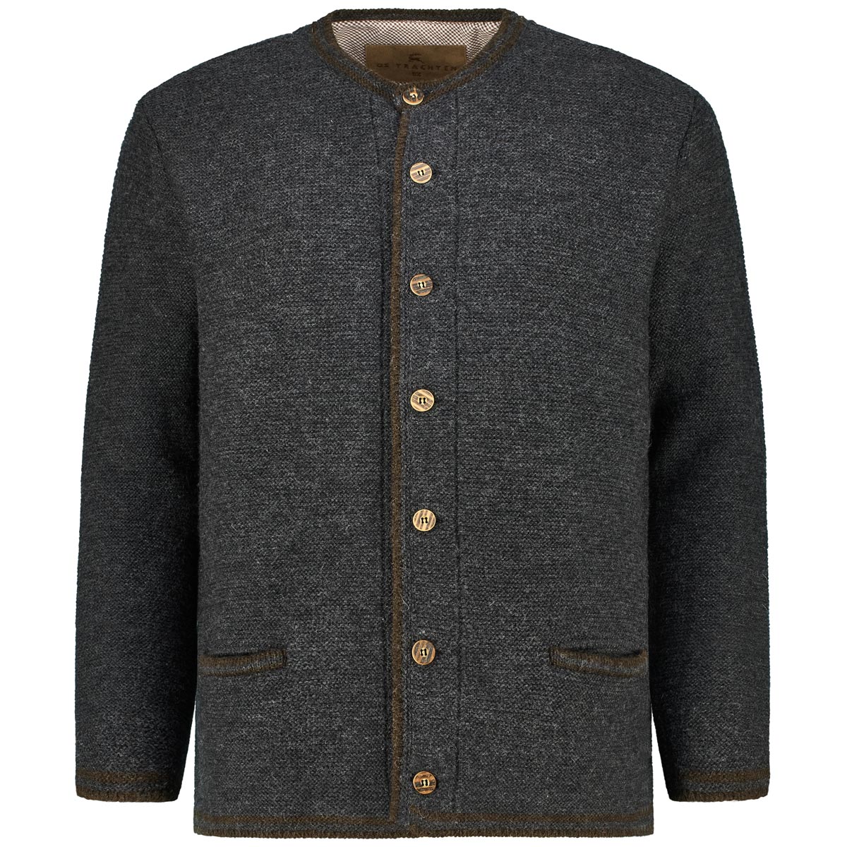 Orbis Trachten-Strickjacke Farbe grau Größe: 62 günstig online kaufen