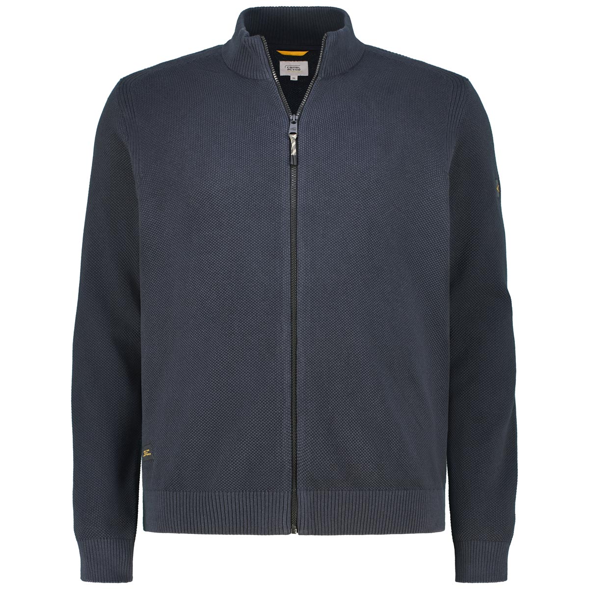 camel active Strickjacke mit Struktur Farbe dunkelblau Größe: 4XL günstig online kaufen