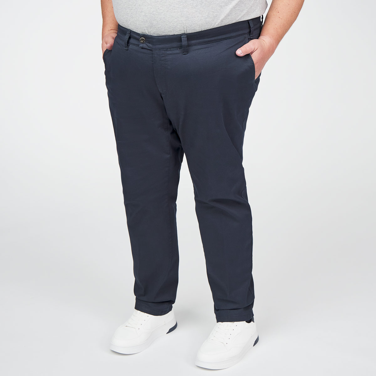 Eurex by Brax Stretch-Chinos „Jim“, Tapered Fit blau