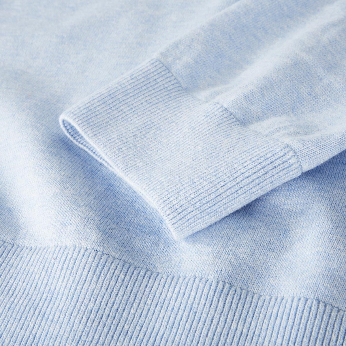 s.Oliver Feinstrickpullover aus Baumwolle blau