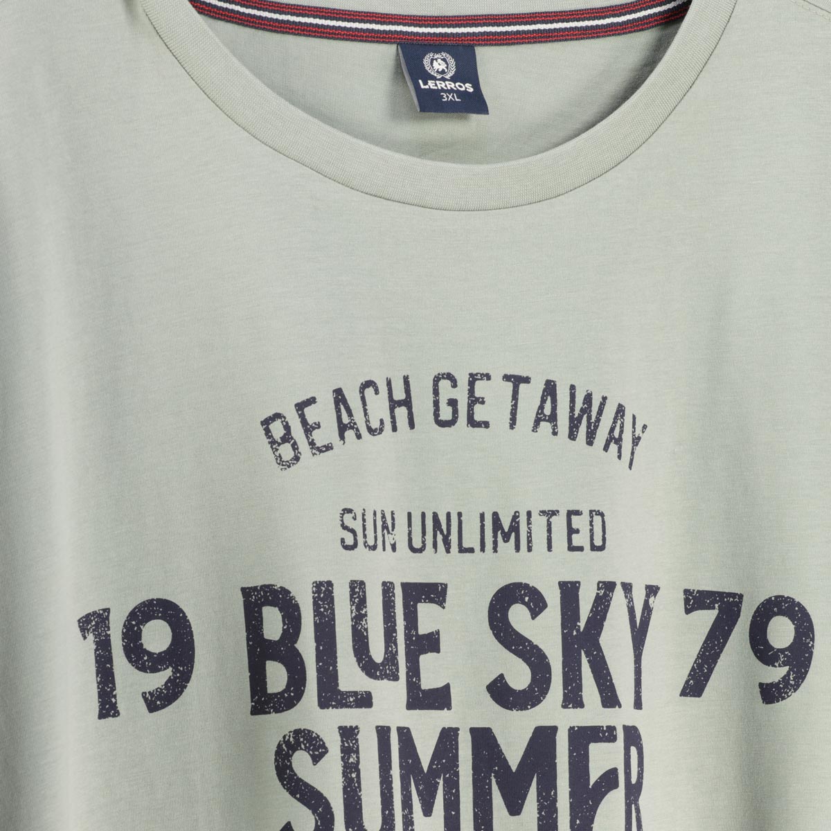 Lerros T-Shirt mit Print lindgrün